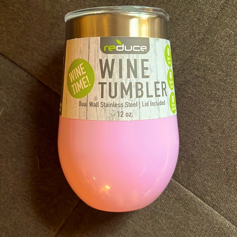 Wine Tumbler w/ Lid